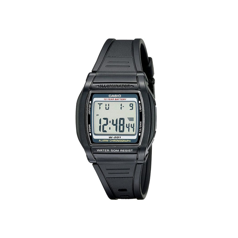 Casio Men’s W201-1AV Chronograph Water Resistant Watch