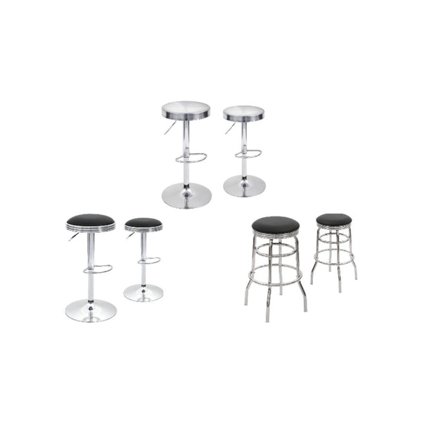 CangLong Set of 2 Swivel Bar Stools