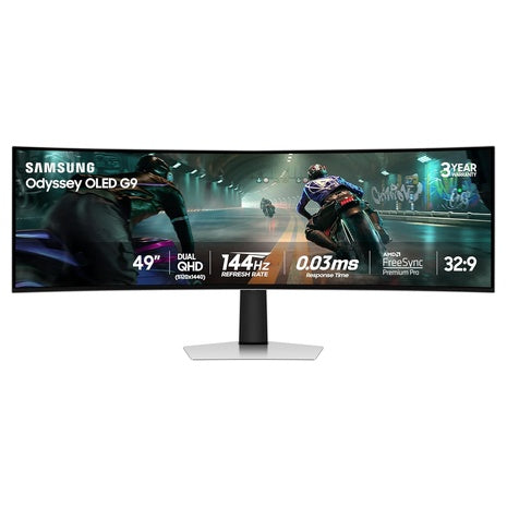 Samsung 49-In Odyssey G9 Dual QHD QD-OLED Curved Monitor