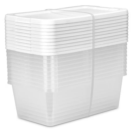 10 Sterilite 6 Quart Storage Boxes