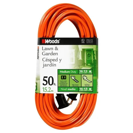 Woods 50ft Outdoor Extension Cord
