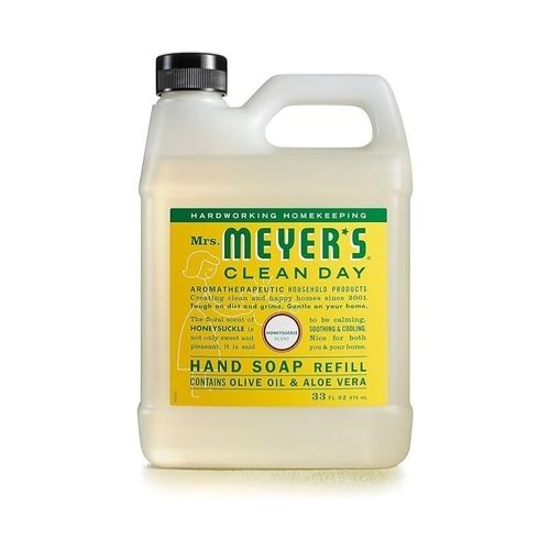 Mrs. Meyer’s Clean Day Liquid Hand Soap Refill, Honeysuckle (33 Oz)