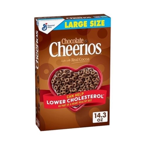 Chocolate Cheerios Cereal, Large Size, 14.3 oz Box