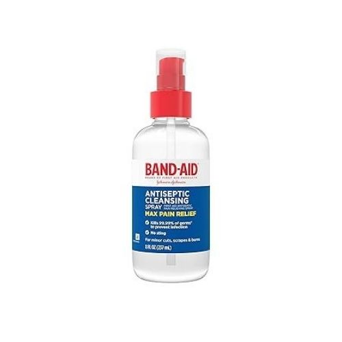 Band-Aid Brand Pain Relieving Antiseptic Cleansing Spray (8 fl. Oz)