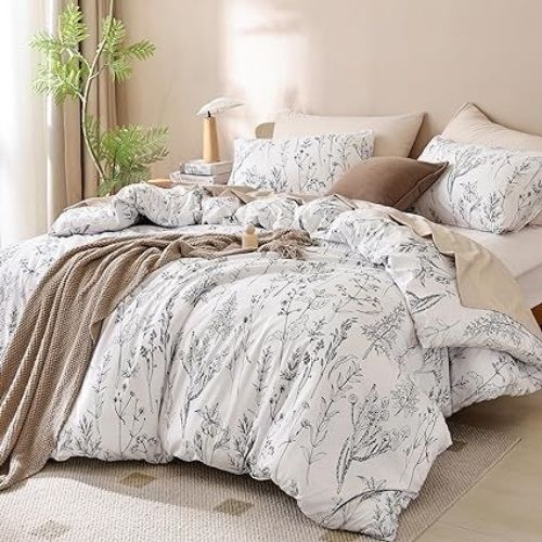 3 Pieces Floral Duvet Cover