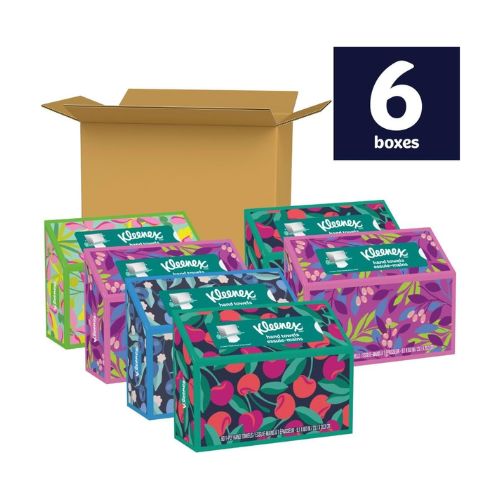 Box of 6 Kleenex Disposable Paper Hand Towels