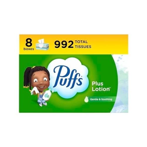 8 Boxes Puffs Plus Lotion Facial Tissues + Get A $3 Amazon Credit