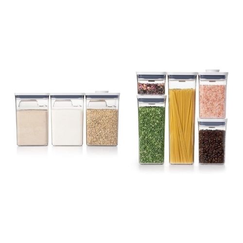 OXO Good Grips 6 Piece Large Canister Set & 5-Piece POP Container Set