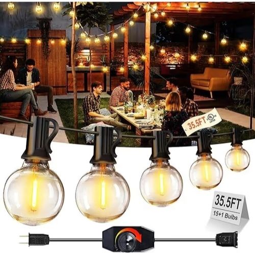 35 Ft Waterproof Outdoor String Lights