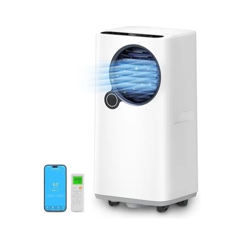 Portable Air Conditioner, 16,000 BTU with Dual Hose Dehumidifier & Cooling Fan
