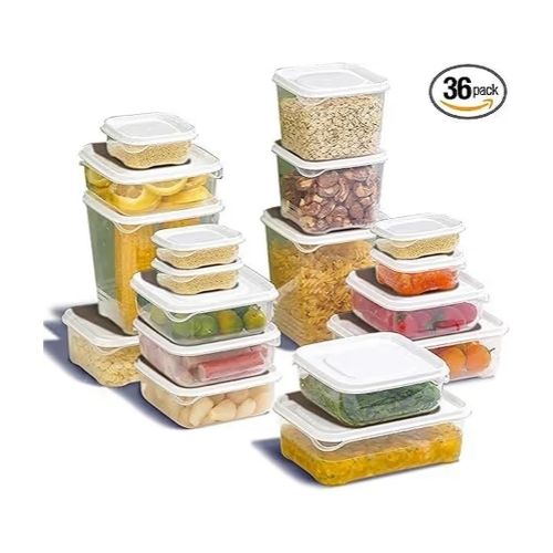 36-Piece Food Storage Containers