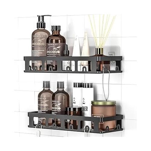 2 Pack Shower Caddy Organizer Rack