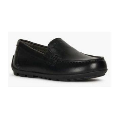 Geox Boy's New Fast Moc Toe Loafer