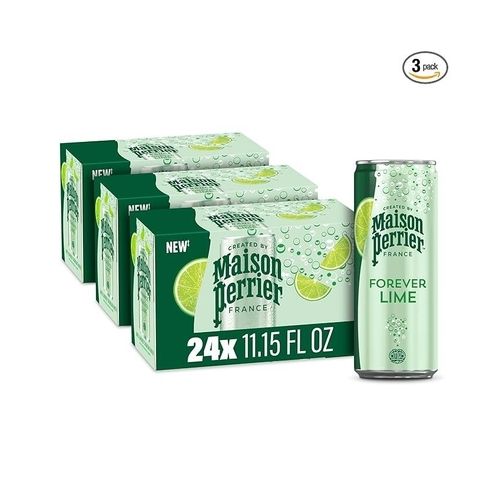 24 Cans of Maison Perrier Sparkling Water (3 Flavors)