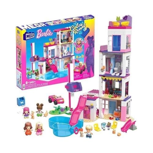 MEGA Barbie Color Reveal Building Toys Set