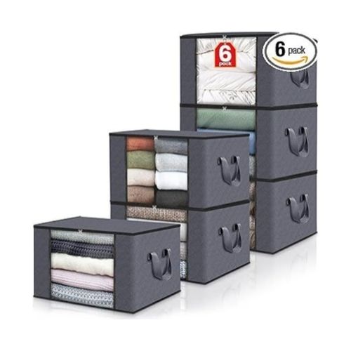 6 Pack Clothes Storage Bags