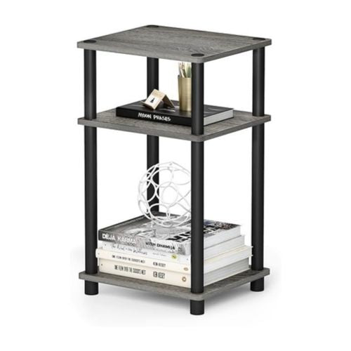 Furinno Just 3-Tier Turn-N-Tube End Table