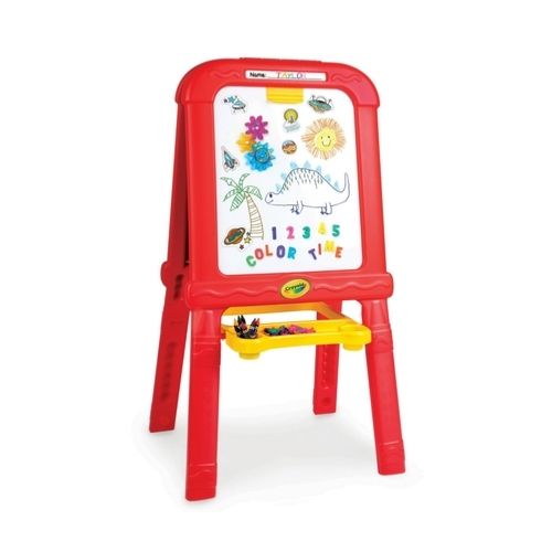 Crayola Creative Fun Easel, Magnetic Dry Erase and Chalk Board