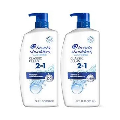 2 Bottles of Head & Shoulders Anti-Dandruff 2-in-1 Shampoo and Conditioner
