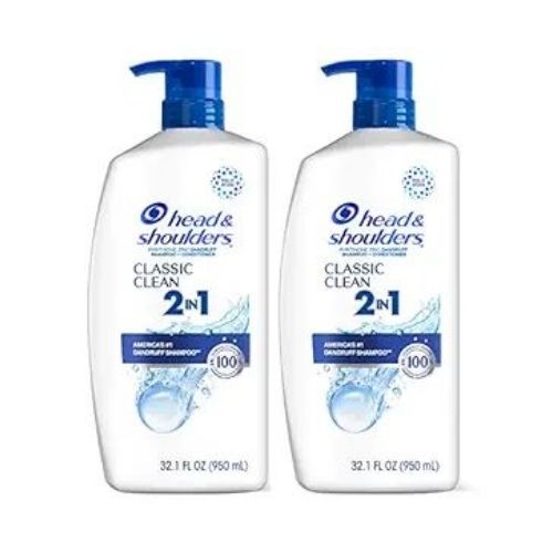 2 Bottles of Head & Shoulders Anti-Dandruff 2-in-1 Shampoo and Conditioner