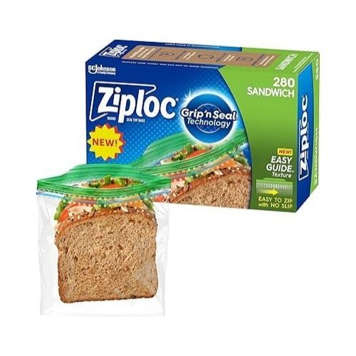 280-Count Ziploc Sandwich Bags with Grip 'n Seal Technology