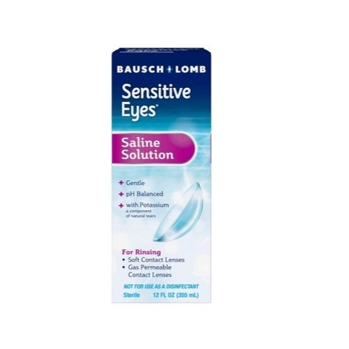 Bausch & Lomb Sensitive Eyes Saline Solution (12 Fl Oz)