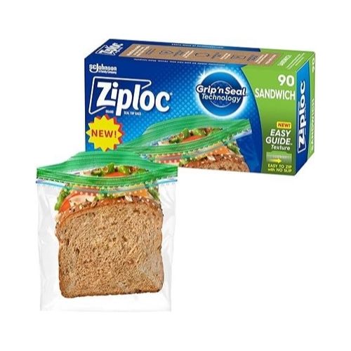 90 Ziploc Sandwich Bags