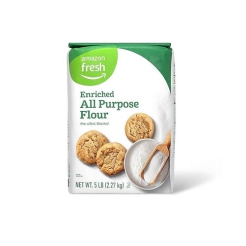 4 Bags of Amazon Fresh 5 Lbs All Purpose Flour