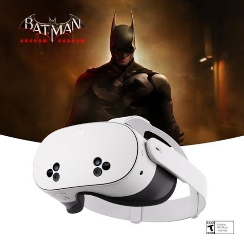 Meta Quest 3S 128GB With Batman: Arkham Shadow, A 3-Month Meta Quest+ Trial, And $100 Amazon Promotional Credit