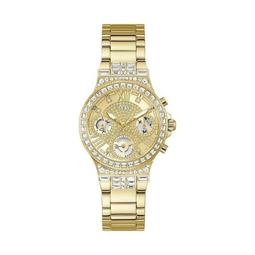 GUESS Crystal Accented Bracelet Watch