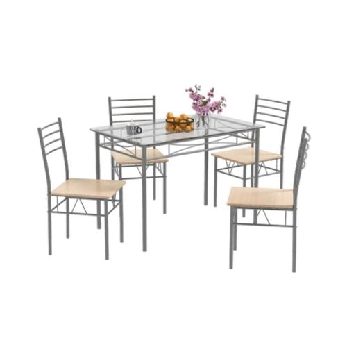 5-Piece Table and Chairs Dining Set