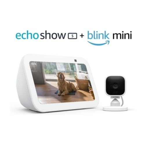 Echo Show 5 (3rd Gen) with Blink Mini