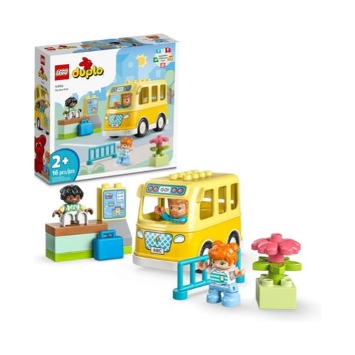 LEGO DUPLO Town Bus Ride Educational STEM Building Toy Set