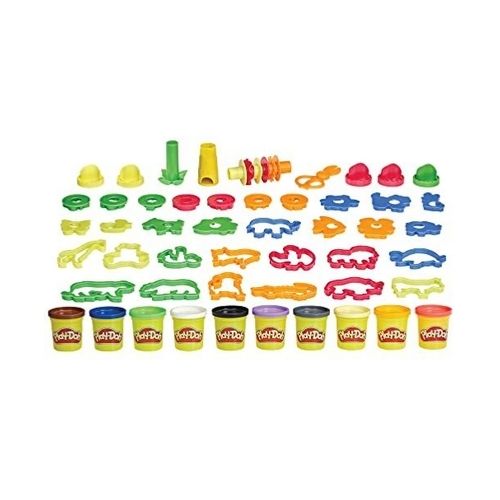 Play-Doh Animal Adventure Set, 45 Tools, 10 Cans