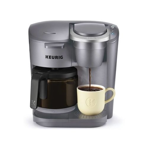 Keurig K-Duo Essentials Moonlight Gray Single-Serve K-Cup Coffee Maker