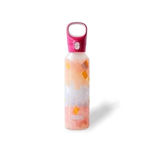 Pyrex 17.5-Oz Color Changing Glass Water Bottle