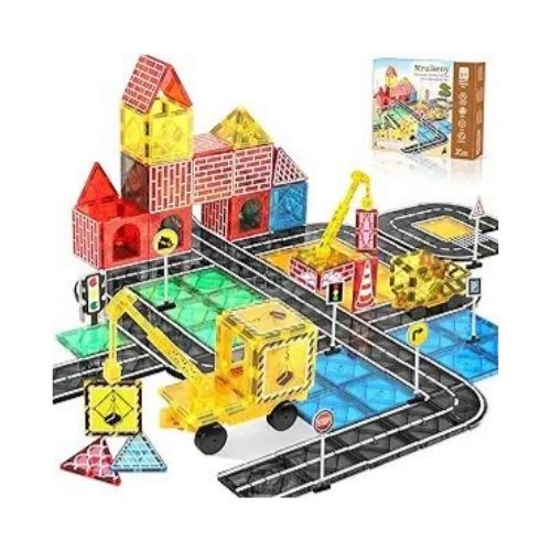 Magnetic Tiles Road Set Kids Toys