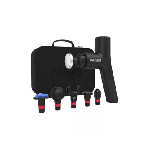 PROfit Percussion Muscle Massage Gun with Hot and Cold Therapy Attachments