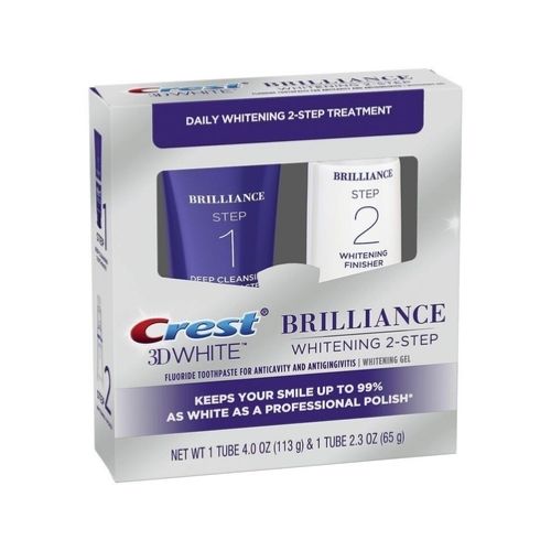 Crest 3D White Brilliance 2 Step Kit Toothpaste