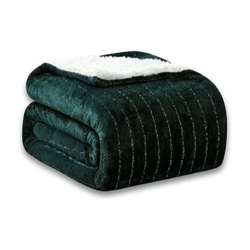 Ultra Soft Sherpa Fleece Twin Blanket