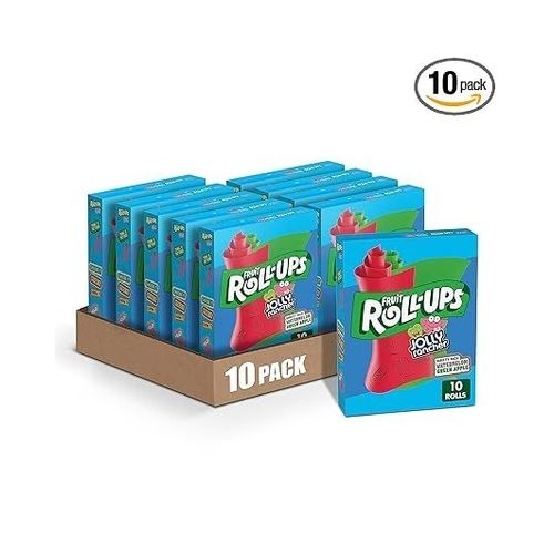 100 Fruit Roll-Ups Jolly Rancher Flavored Snacks
