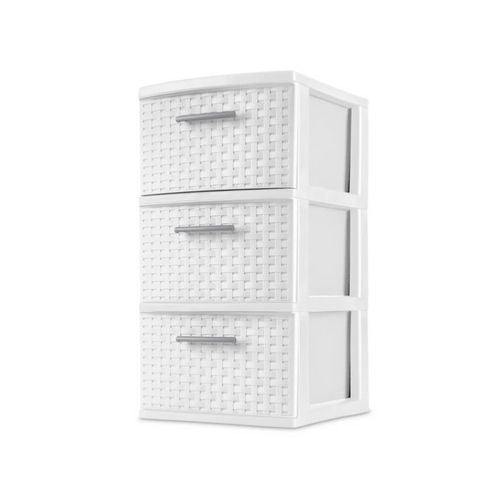 Sterilite 3 Drawer Weave Tower