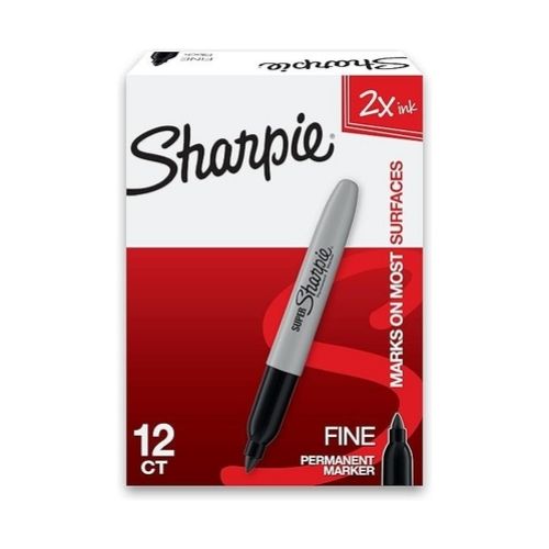 12 Count Sharpie Super Permanent Markers