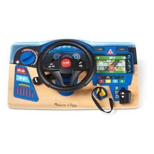Melissa & Doug Vroom & Zoom Interactive Wooden Dashboard