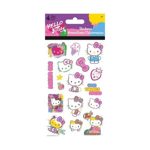 Hello Kitty 4 Sheet Stickers