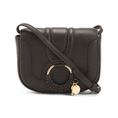 See By Chloe Leather Hana Flap Over Crossbody With Round Hardware