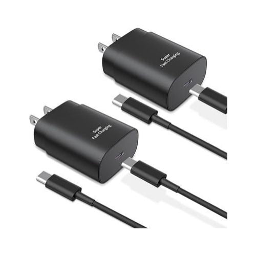 2 Pack Type C Charger With Block