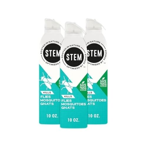 3 Bottles Of Stem Flies, Mosquitoes, And Gnats Plant-Based Bug Spray