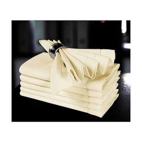 Set of 4 Linen Hemstitched Napkins