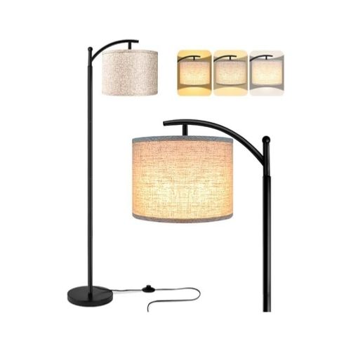 Floor Lamp for Living Room with 3 Color Temperatures LED Bulb